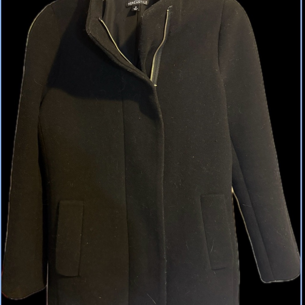 J. Crew Mercantile Black Coat NWT 🧥
